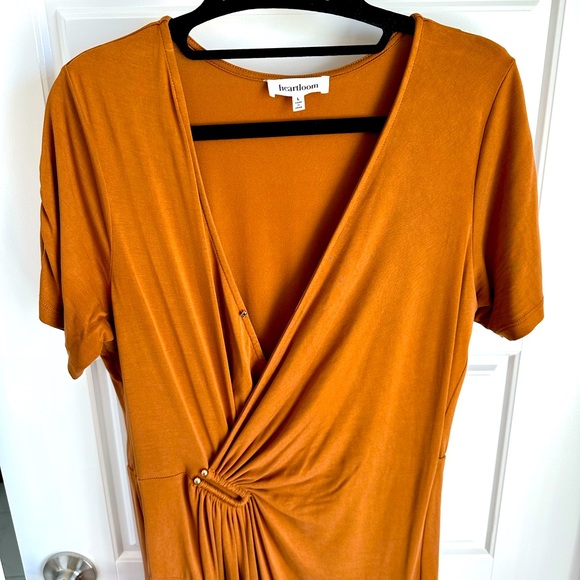 Perfect Fall Toned Wrap Dress - Picture 5 of 14